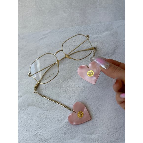 NEW Gucci GG1032O Gold Earring Metal Eyeglasses Frames main image 6